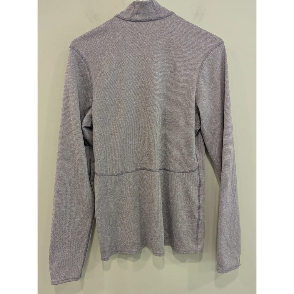 Patagonia Capilene 3 Midweight Heathered Purple Half Zip Pullover Size Medium
